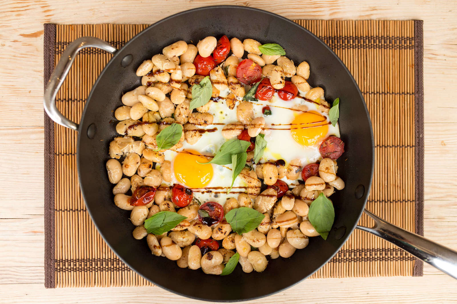 Protein Packed Eggs and Cannellini Beans Breakfast