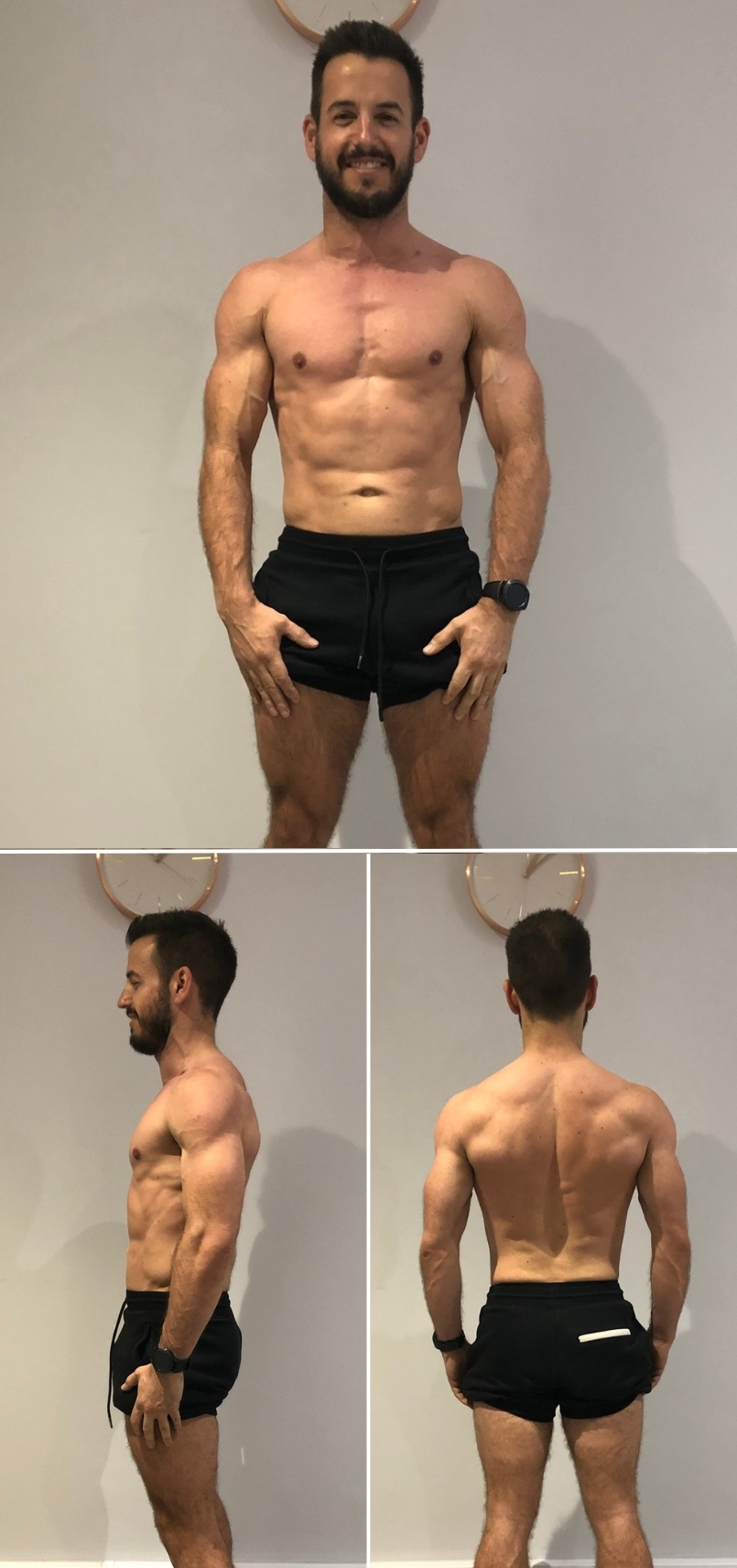 James's after personal training transformation pictures