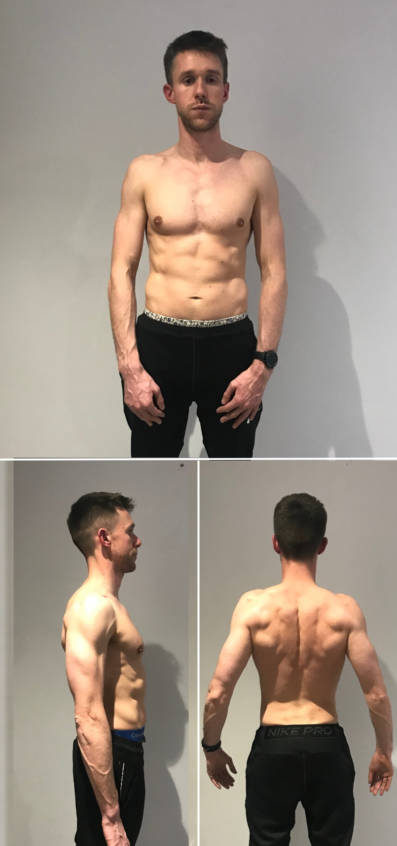 Mike's after personal training transformation pictures