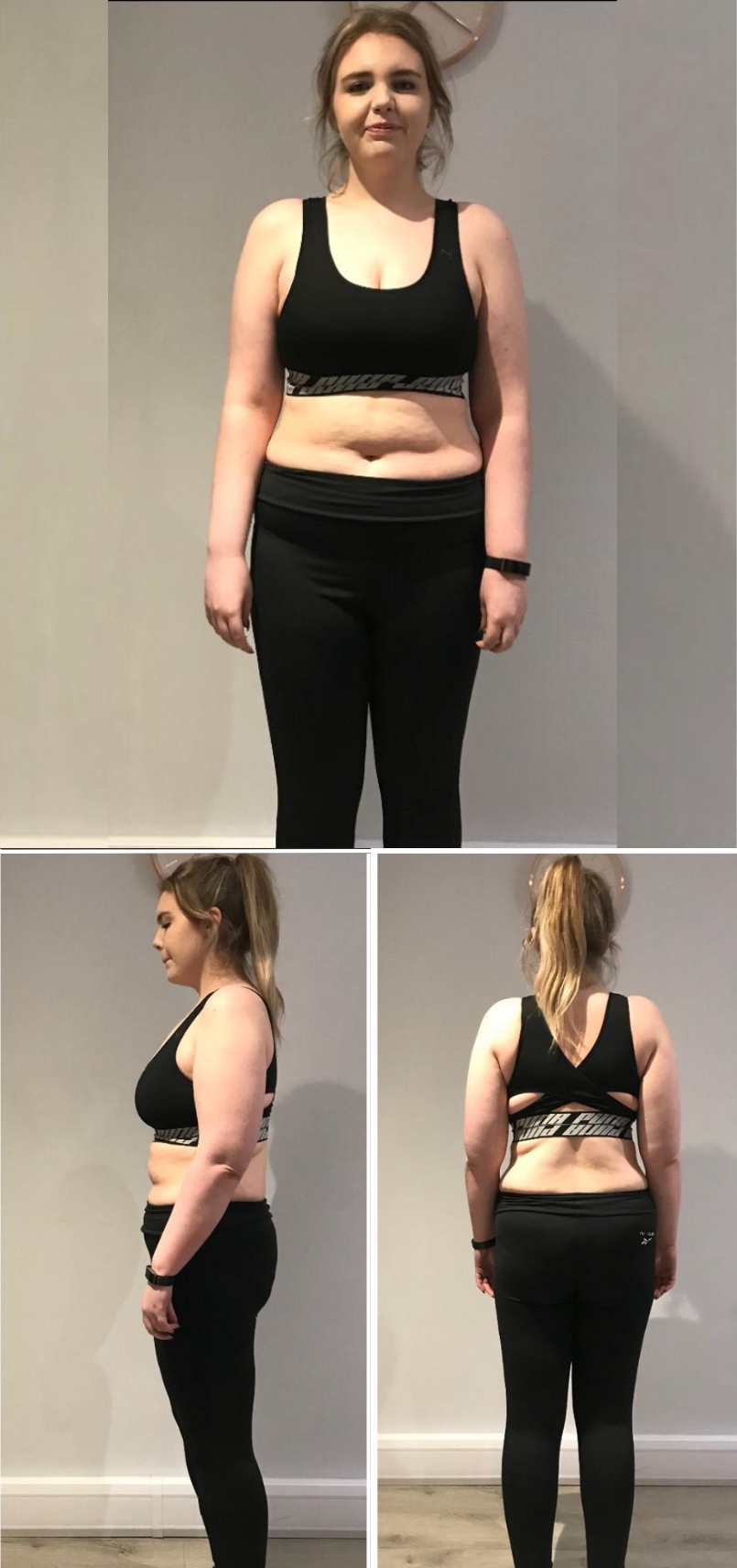 Olivia's after personal training transformation photos
