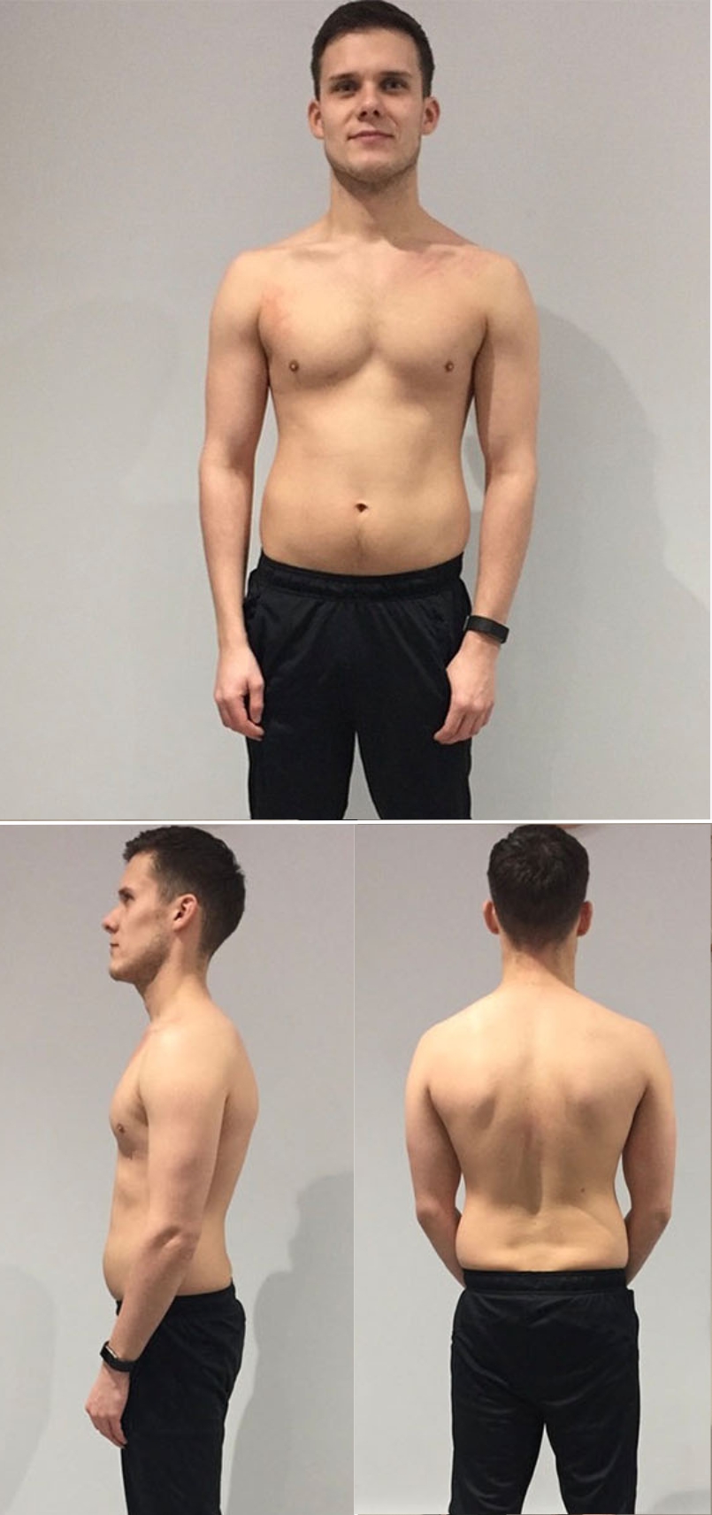 Sam's before RELOAD group personal training transformation