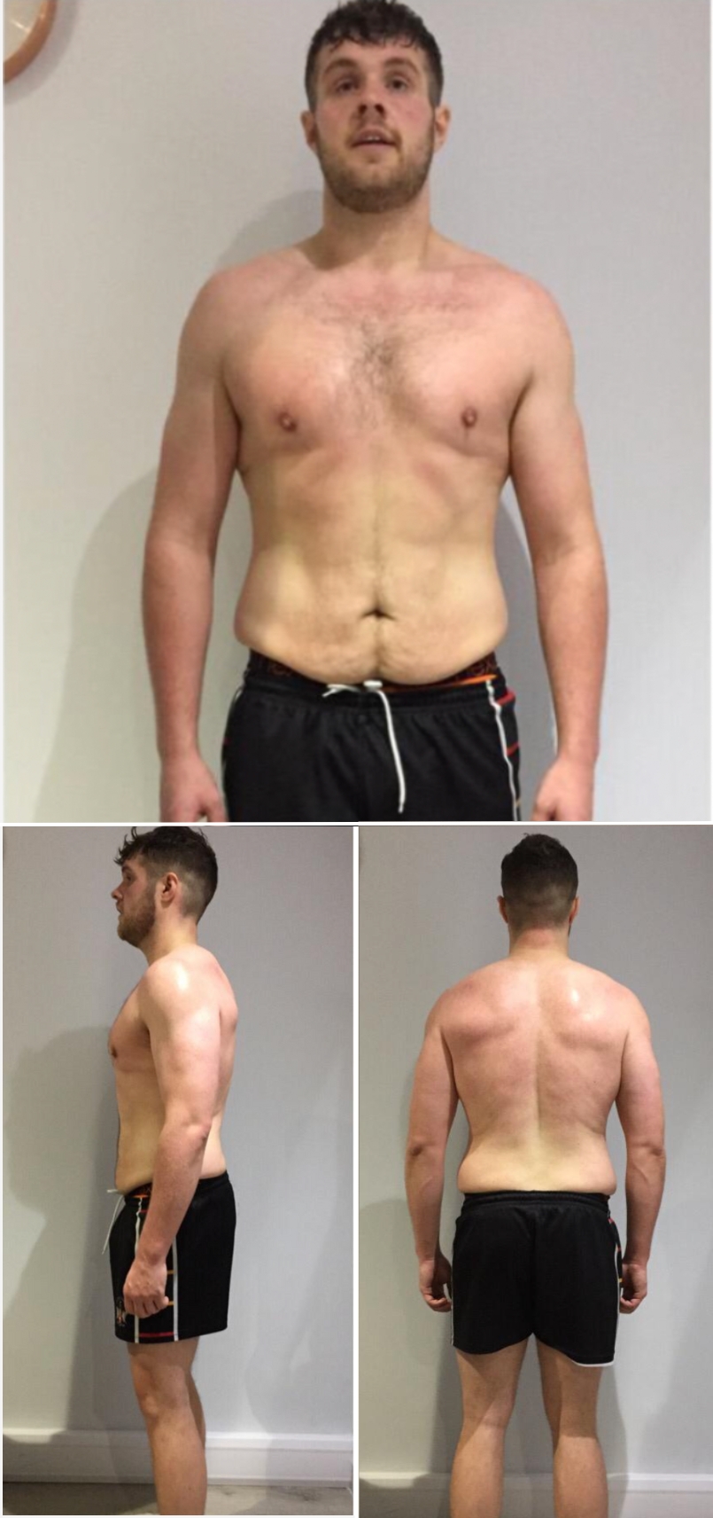 Sam Leister's after RELOAD group personal training transformation pictures